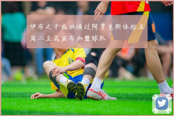 伊布之子成功通过阿贾克斯体检本周二正式宣布加盟球队